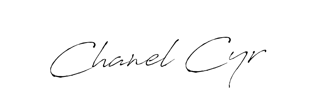 Make a beautiful signature design for name Chanel Cyr. With this signature (Antro_Vectra) style, you can create a handwritten signature for free. Chanel Cyr signature style 6 images and pictures png