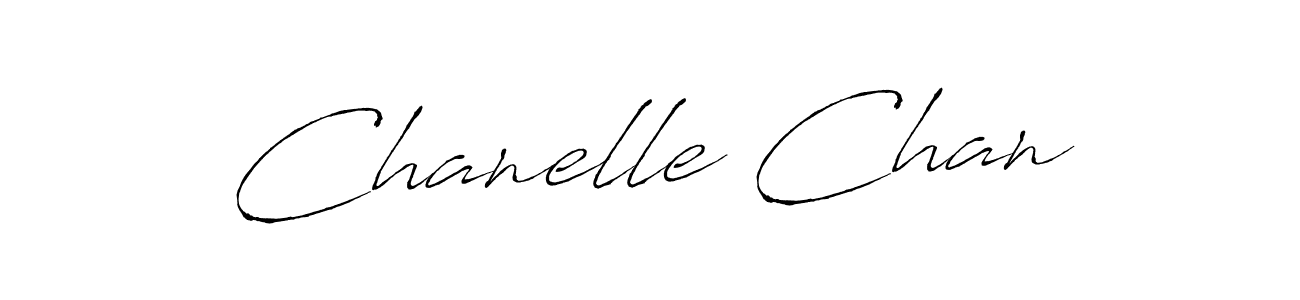 How to make Chanelle Chan name signature. Use Antro_Vectra style for creating short signs online. This is the latest handwritten sign. Chanelle Chan signature style 6 images and pictures png