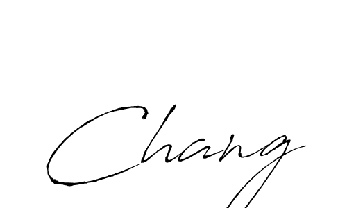 Make a beautiful signature design for name Chang. With this signature (Antro_Vectra) style, you can create a handwritten signature for free. Chang signature style 6 images and pictures png