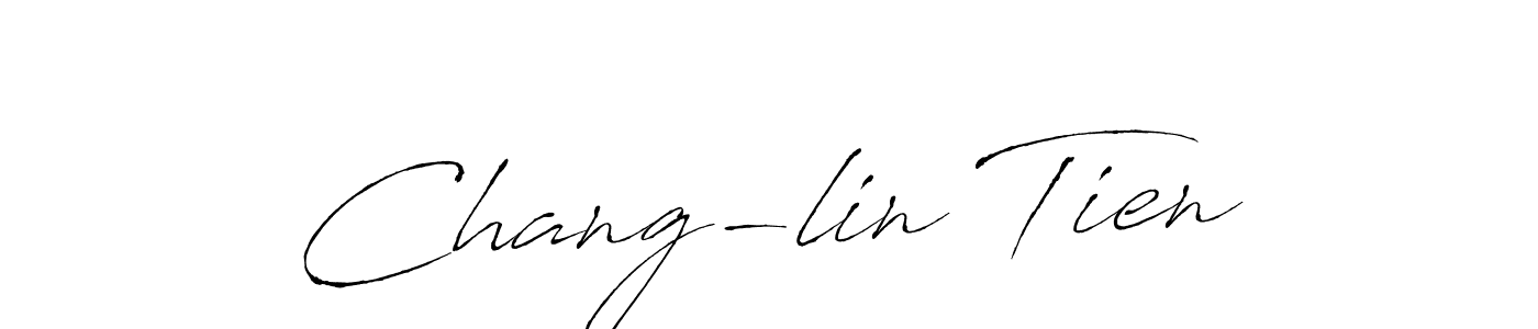 The best way (Antro_Vectra) to make a short signature is to pick only two or three words in your name. The name Chang-lin Tien include a total of six letters. For converting this name. Chang-lin Tien signature style 6 images and pictures png