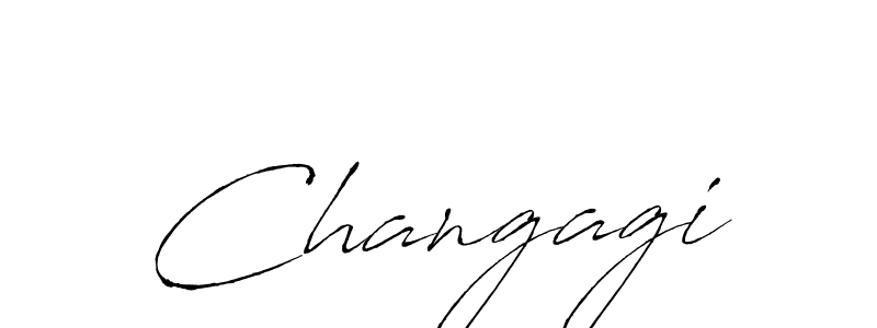 You should practise on your own different ways (Antro_Vectra) to write your name (Changagi) in signature. don't let someone else do it for you. Changagi signature style 6 images and pictures png