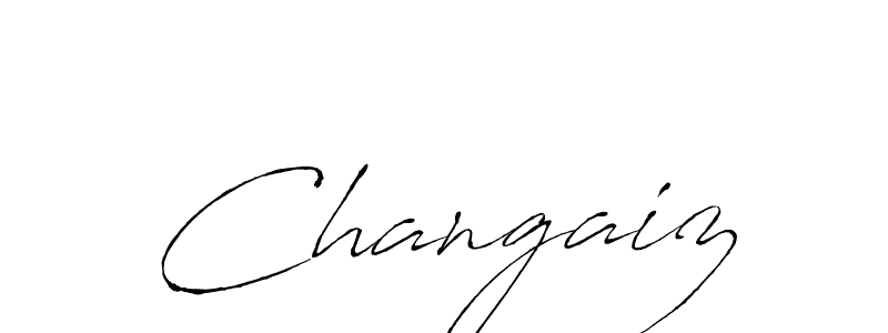 Changaiz stylish signature style. Best Handwritten Sign (Antro_Vectra) for my name. Handwritten Signature Collection Ideas for my name Changaiz. Changaiz signature style 6 images and pictures png