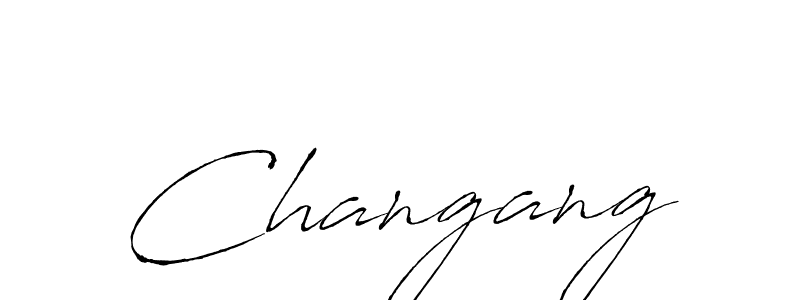 How to make Changang name signature. Use Antro_Vectra style for creating short signs online. This is the latest handwritten sign. Changang signature style 6 images and pictures png