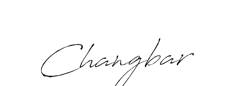 Antro_Vectra is a professional signature style that is perfect for those who want to add a touch of class to their signature. It is also a great choice for those who want to make their signature more unique. Get Changbar name to fancy signature for free. Changbar signature style 6 images and pictures png
