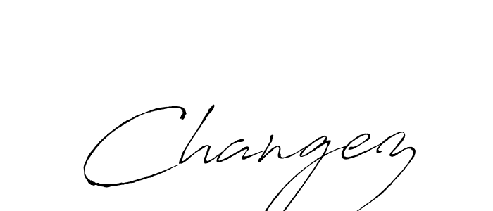 Use a signature maker to create a handwritten signature online. With this signature software, you can design (Antro_Vectra) your own signature for name Changez. Changez signature style 6 images and pictures png