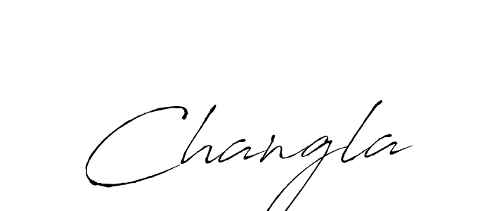Antro_Vectra is a professional signature style that is perfect for those who want to add a touch of class to their signature. It is also a great choice for those who want to make their signature more unique. Get Changla name to fancy signature for free. Changla signature style 6 images and pictures png