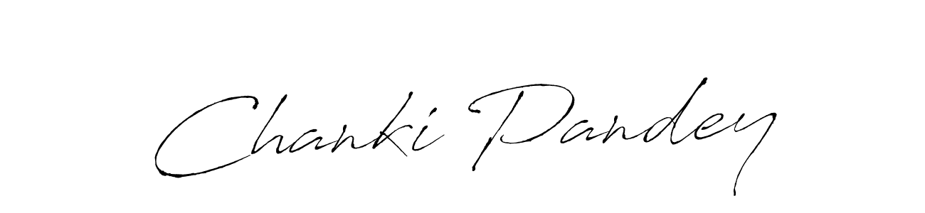 Chanki Pandey stylish signature style. Best Handwritten Sign (Antro_Vectra) for my name. Handwritten Signature Collection Ideas for my name Chanki Pandey. Chanki Pandey signature style 6 images and pictures png