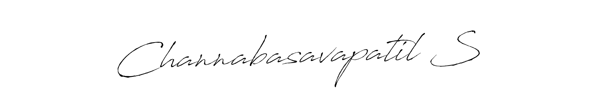 Channabasavapatil S stylish signature style. Best Handwritten Sign (Antro_Vectra) for my name. Handwritten Signature Collection Ideas for my name Channabasavapatil S. Channabasavapatil S signature style 6 images and pictures png