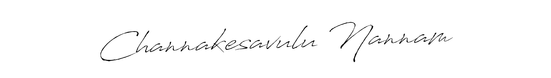Make a beautiful signature design for name Channakesavulu Nannam. With this signature (Antro_Vectra) style, you can create a handwritten signature for free. Channakesavulu Nannam signature style 6 images and pictures png