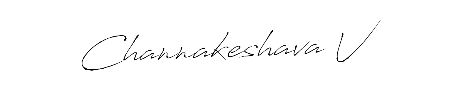 You can use this online signature creator to create a handwritten signature for the name Channakeshava V. This is the best online autograph maker. Channakeshava V signature style 6 images and pictures png