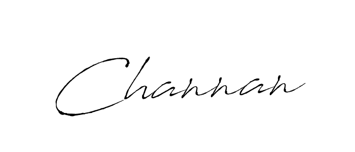 Channan stylish signature style. Best Handwritten Sign (Antro_Vectra) for my name. Handwritten Signature Collection Ideas for my name Channan. Channan signature style 6 images and pictures png