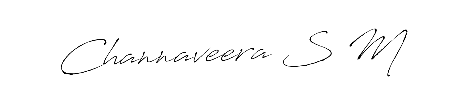 Antro_Vectra is a professional signature style that is perfect for those who want to add a touch of class to their signature. It is also a great choice for those who want to make their signature more unique. Get Channaveera S M name to fancy signature for free. Channaveera S M signature style 6 images and pictures png