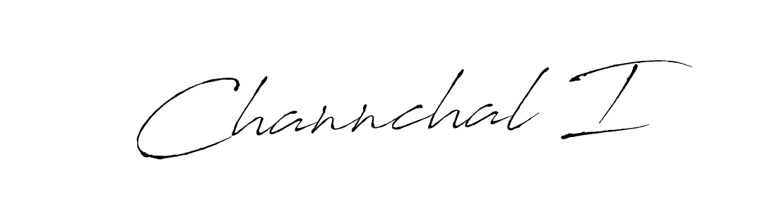 How to make Channchal I name signature. Use Antro_Vectra style for creating short signs online. This is the latest handwritten sign. Channchal I signature style 6 images and pictures png
