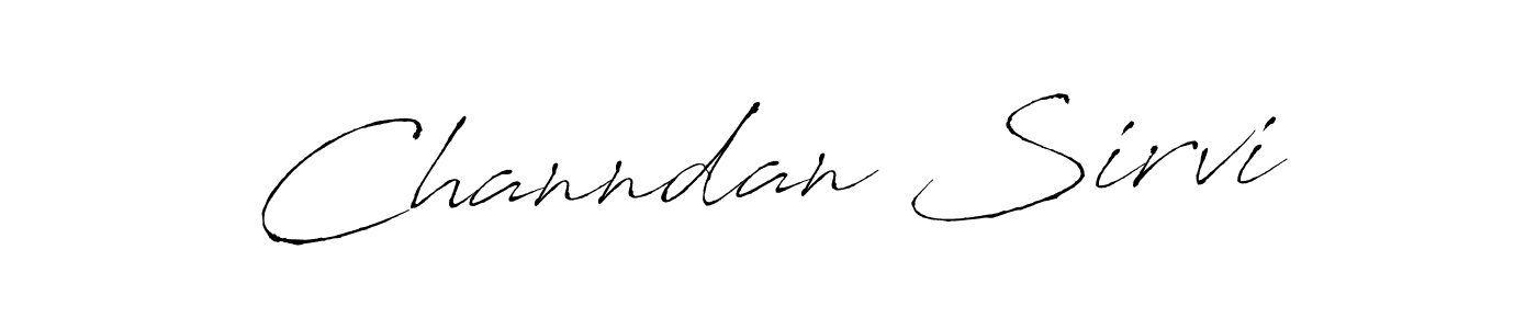 Also we have Channdan Sirvi name is the best signature style. Create professional handwritten signature collection using Antro_Vectra autograph style. Channdan Sirvi signature style 6 images and pictures png