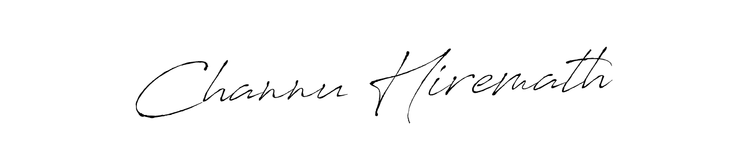 Design your own signature with our free online signature maker. With this signature software, you can create a handwritten (Antro_Vectra) signature for name Channu Hiremath. Channu Hiremath signature style 6 images and pictures png