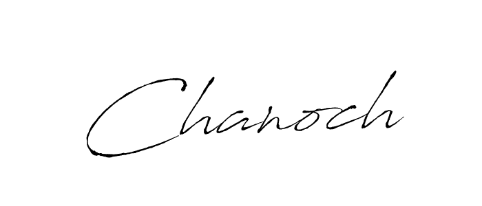 Chanoch stylish signature style. Best Handwritten Sign (Antro_Vectra) for my name. Handwritten Signature Collection Ideas for my name Chanoch. Chanoch signature style 6 images and pictures png