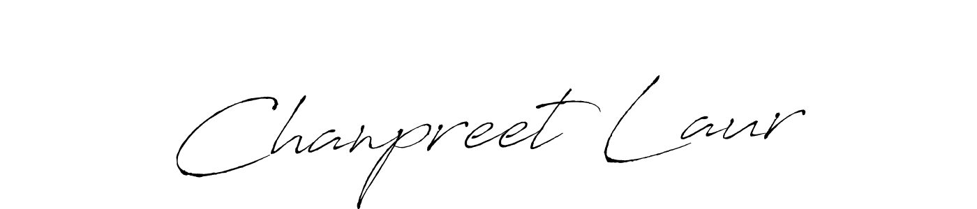 Design your own signature with our free online signature maker. With this signature software, you can create a handwritten (Antro_Vectra) signature for name Chanpreet Laur. Chanpreet Laur signature style 6 images and pictures png