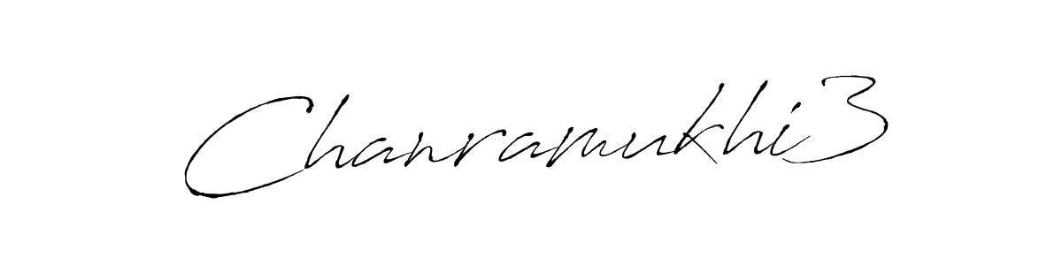 Also we have Chanramukhi3 name is the best signature style. Create professional handwritten signature collection using Antro_Vectra autograph style. Chanramukhi3 signature style 6 images and pictures png