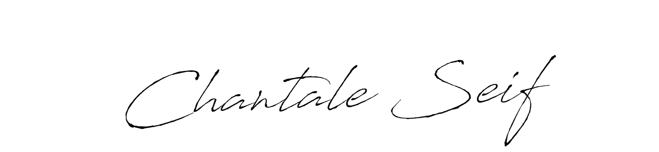 Chantale Seif stylish signature style. Best Handwritten Sign (Antro_Vectra) for my name. Handwritten Signature Collection Ideas for my name Chantale Seif. Chantale Seif signature style 6 images and pictures png