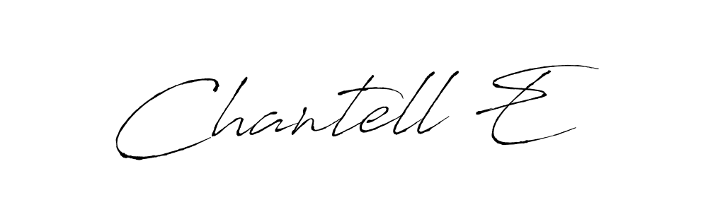 Use a signature maker to create a handwritten signature online. With this signature software, you can design (Antro_Vectra) your own signature for name Chantell E. Chantell E signature style 6 images and pictures png