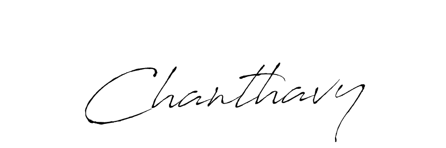 You should practise on your own different ways (Antro_Vectra) to write your name (Chanthavy) in signature. don't let someone else do it for you. Chanthavy signature style 6 images and pictures png