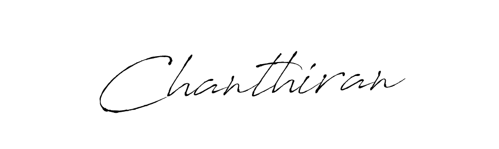 Use a signature maker to create a handwritten signature online. With this signature software, you can design (Antro_Vectra) your own signature for name Chanthiran. Chanthiran signature style 6 images and pictures png