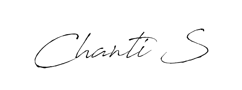 You can use this online signature creator to create a handwritten signature for the name Chanti S. This is the best online autograph maker. Chanti S signature style 6 images and pictures png