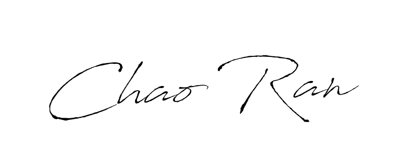 Chao Ran stylish signature style. Best Handwritten Sign (Antro_Vectra) for my name. Handwritten Signature Collection Ideas for my name Chao Ran. Chao Ran signature style 6 images and pictures png