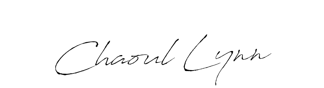 Design your own signature with our free online signature maker. With this signature software, you can create a handwritten (Antro_Vectra) signature for name Chaoul Lynn. Chaoul Lynn signature style 6 images and pictures png