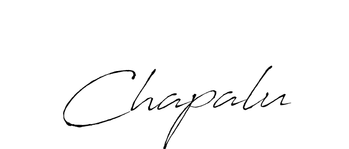 How to make Chapalu signature? Antro_Vectra is a professional autograph style. Create handwritten signature for Chapalu name. Chapalu signature style 6 images and pictures png