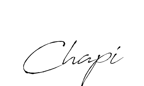 Use a signature maker to create a handwritten signature online. With this signature software, you can design (Antro_Vectra) your own signature for name Chapi. Chapi signature style 6 images and pictures png