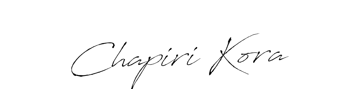 Use a signature maker to create a handwritten signature online. With this signature software, you can design (Antro_Vectra) your own signature for name Chapiri Kora. Chapiri Kora signature style 6 images and pictures png