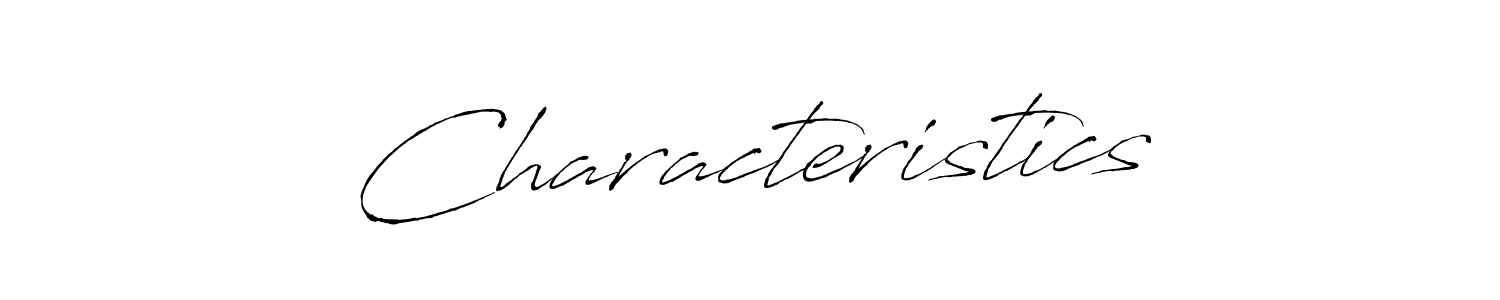 Also we have Characteristics name is the best signature style. Create professional handwritten signature collection using Antro_Vectra autograph style. Characteristics signature style 6 images and pictures png
