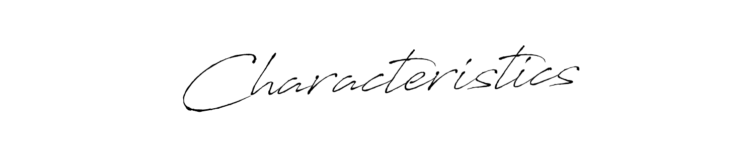 Also we have Characteristics name is the best signature style. Create professional handwritten signature collection using Antro_Vectra autograph style. Characteristics signature style 6 images and pictures png