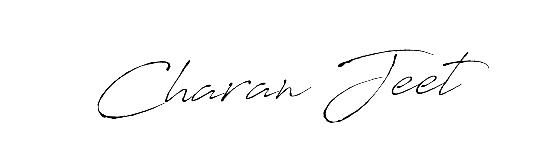 Design your own signature with our free online signature maker. With this signature software, you can create a handwritten (Antro_Vectra) signature for name Charan Jeet. Charan Jeet signature style 6 images and pictures png
