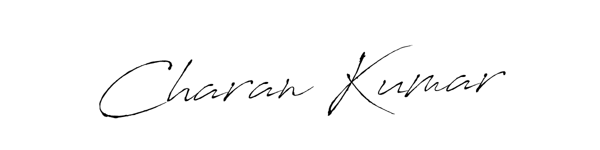 Use a signature maker to create a handwritten signature online. With this signature software, you can design (Antro_Vectra) your own signature for name Charan Kumar. Charan Kumar signature style 6 images and pictures png