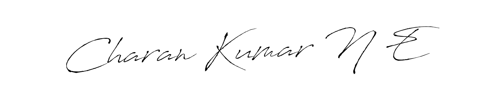 Also You can easily find your signature by using the search form. We will create Charan Kumar N E name handwritten signature images for you free of cost using Antro_Vectra sign style. Charan Kumar N E signature style 6 images and pictures png