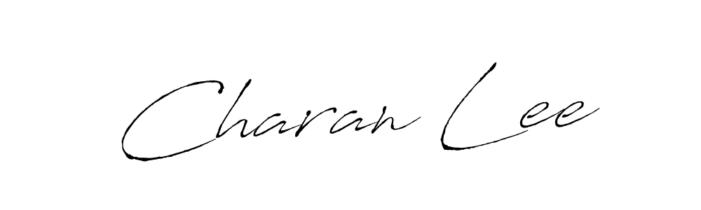 How to Draw Charan Lee signature style? Antro_Vectra is a latest design signature styles for name Charan Lee. Charan Lee signature style 6 images and pictures png