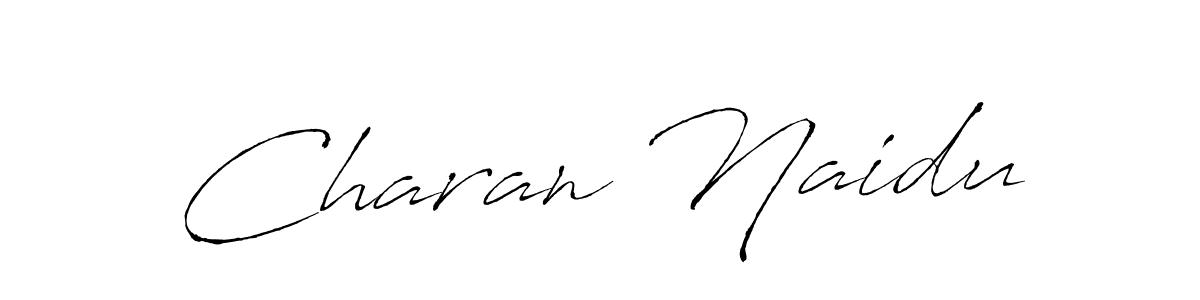 How to make Charan Naidu signature? Antro_Vectra is a professional autograph style. Create handwritten signature for Charan Naidu name. Charan Naidu signature style 6 images and pictures png