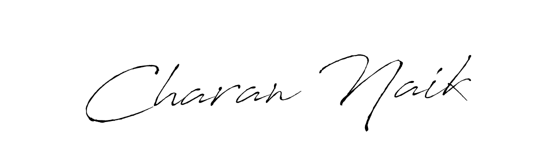 How to make Charan Naik name signature. Use Antro_Vectra style for creating short signs online. This is the latest handwritten sign. Charan Naik signature style 6 images and pictures png