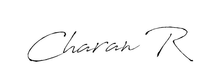 Similarly Antro_Vectra is the best handwritten signature design. Signature creator online .You can use it as an online autograph creator for name Charan R. Charan R signature style 6 images and pictures png