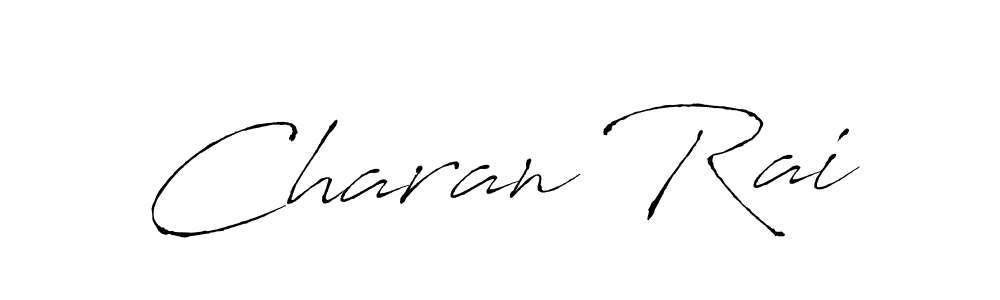 How to make Charan Rai signature? Antro_Vectra is a professional autograph style. Create handwritten signature for Charan Rai name. Charan Rai signature style 6 images and pictures png