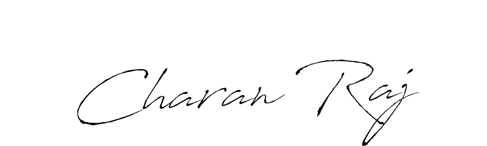 The best way (Antro_Vectra) to make a short signature is to pick only two or three words in your name. The name Charan Raj include a total of six letters. For converting this name. Charan Raj signature style 6 images and pictures png