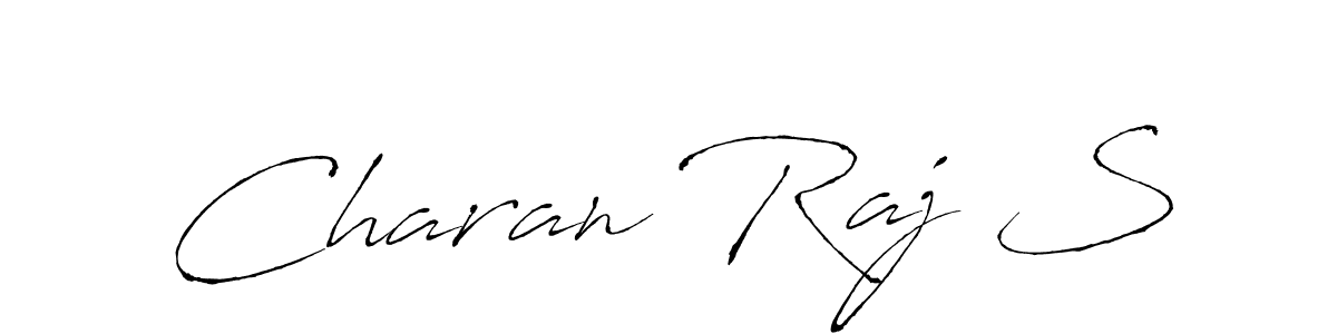 Make a beautiful signature design for name Charan Raj S. Use this online signature maker to create a handwritten signature for free. Charan Raj S signature style 6 images and pictures png