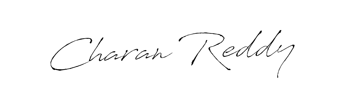 Make a beautiful signature design for name Charan Reddy. With this signature (Antro_Vectra) style, you can create a handwritten signature for free. Charan Reddy signature style 6 images and pictures png