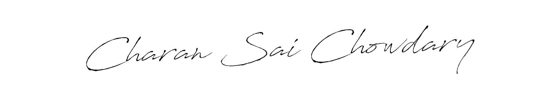 Similarly Antro_Vectra is the best handwritten signature design. Signature creator online .You can use it as an online autograph creator for name Charan Sai Chowdary. Charan Sai Chowdary signature style 6 images and pictures png