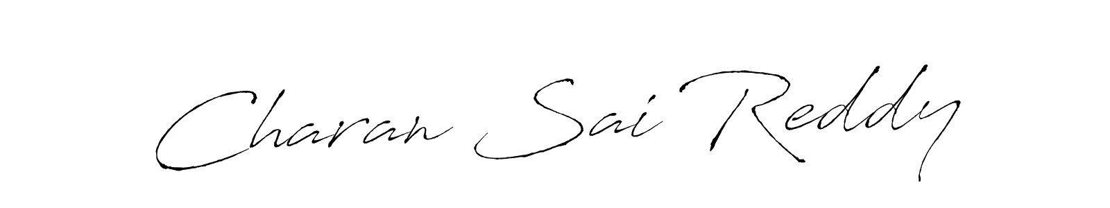 Use a signature maker to create a handwritten signature online. With this signature software, you can design (Antro_Vectra) your own signature for name Charan Sai Reddy. Charan Sai Reddy signature style 6 images and pictures png