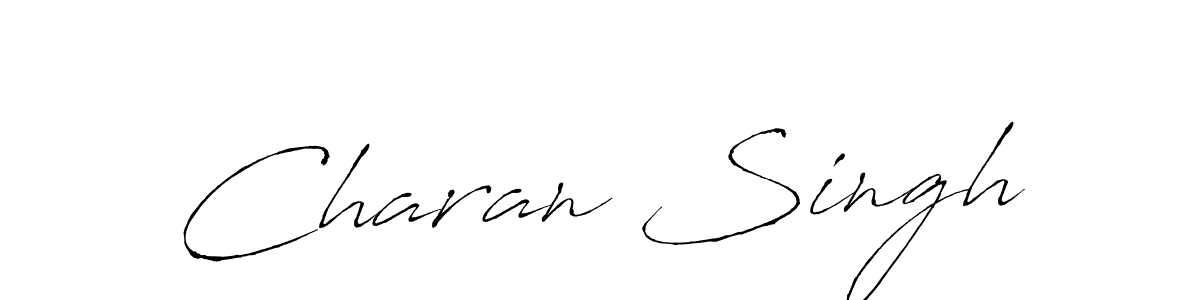 How to make Charan Singh name signature. Use Antro_Vectra style for creating short signs online. This is the latest handwritten sign. Charan Singh signature style 6 images and pictures png