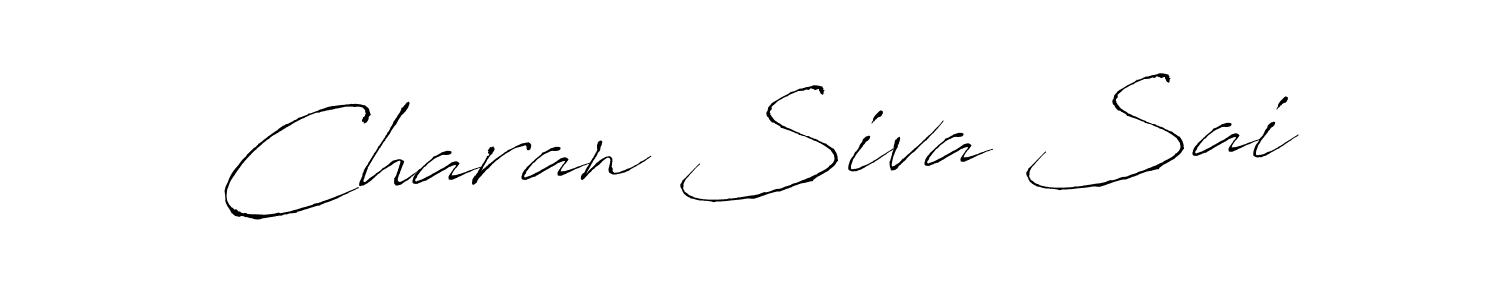 Create a beautiful signature design for name Charan Siva Sai. With this signature (Antro_Vectra) fonts, you can make a handwritten signature for free. Charan Siva Sai signature style 6 images and pictures png