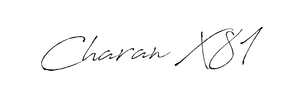 How to make Charan X81 name signature. Use Antro_Vectra style for creating short signs online. This is the latest handwritten sign. Charan X81 signature style 6 images and pictures png